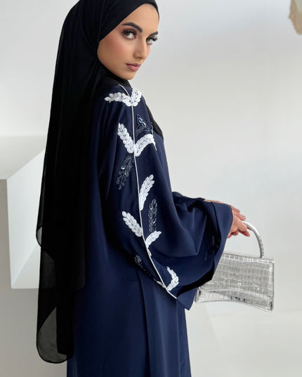 Navy Elham Abaya
