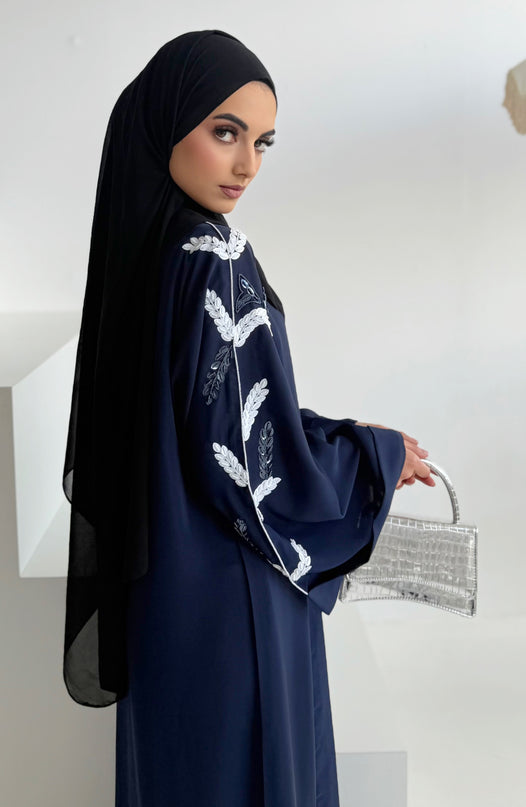 Navy Elham Abaya