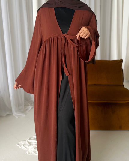 tie open abaya
