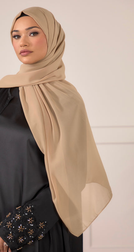Chiffon Hijab - Stone