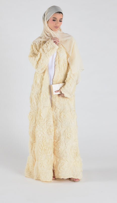Aveen Abaya - Cream