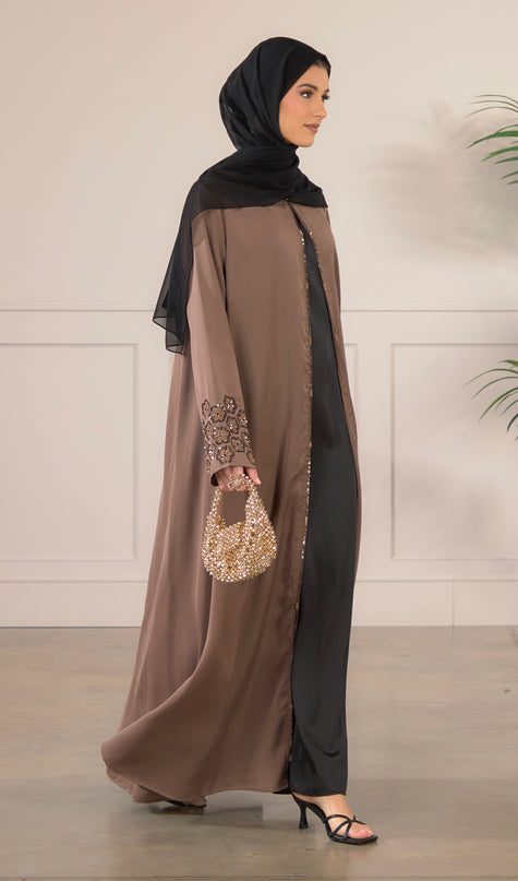 Aseel Abaya - Mocha