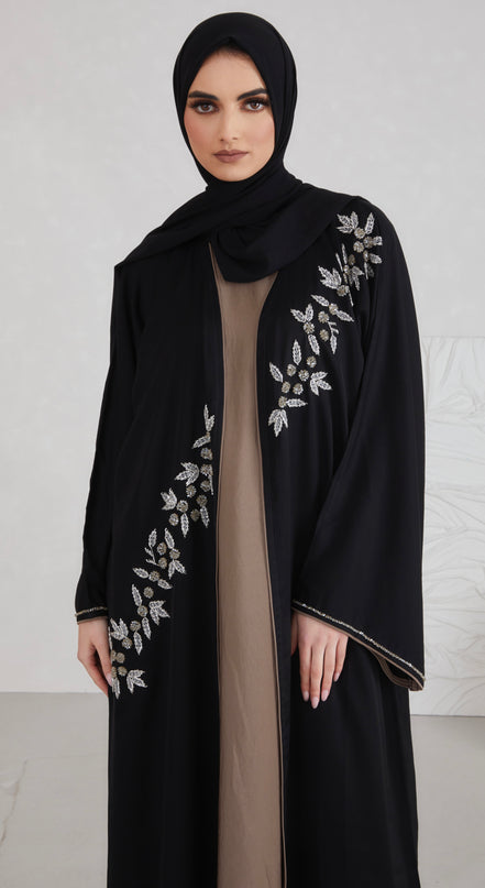 Celine Abaya With Matching Slip
