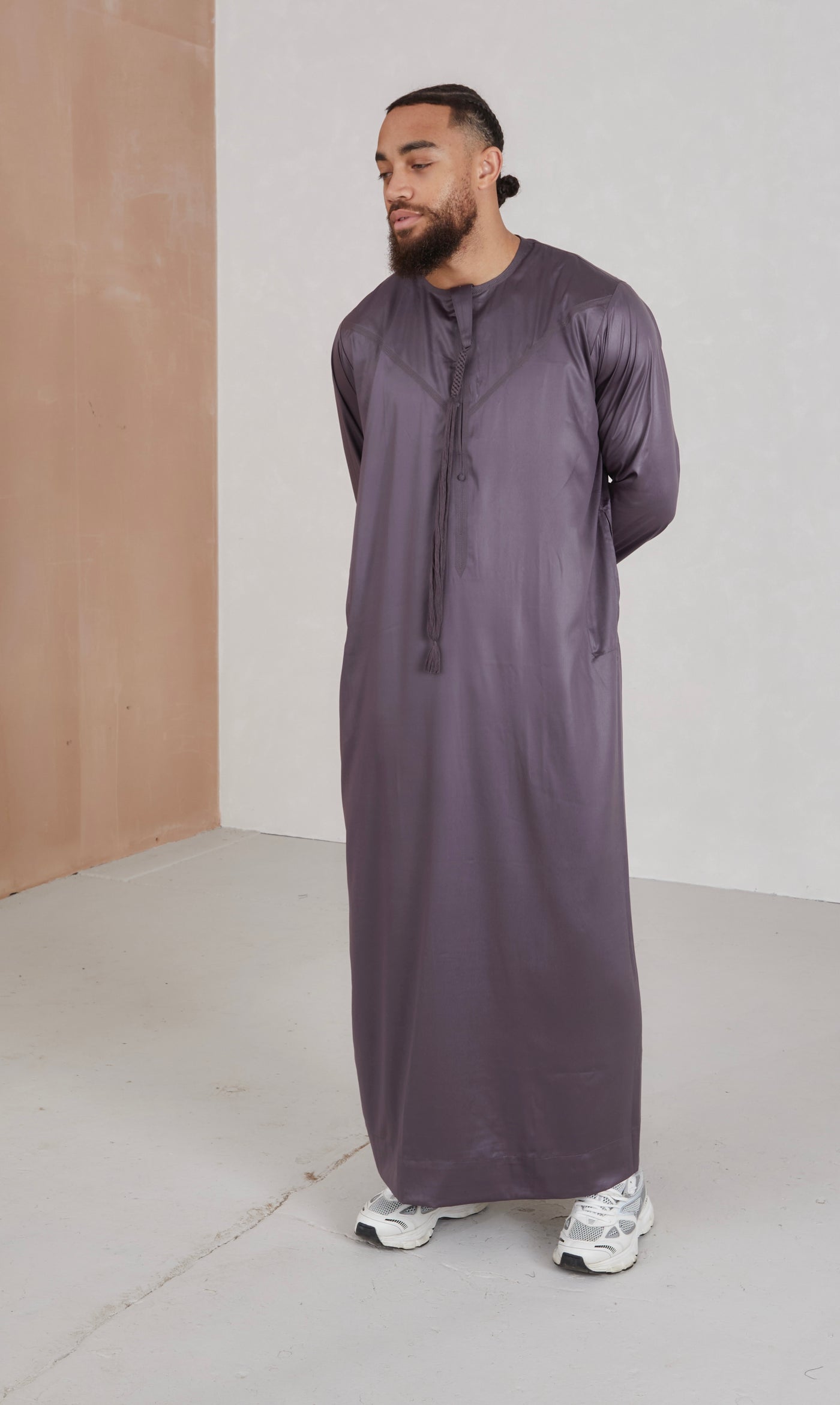 Men's Emirati Thobe - Grey