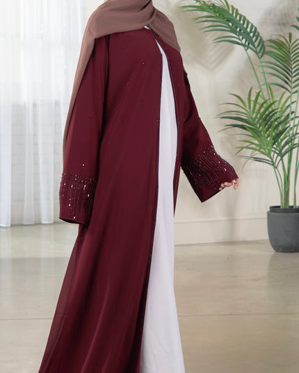 Lilly Abaya - Burgundy