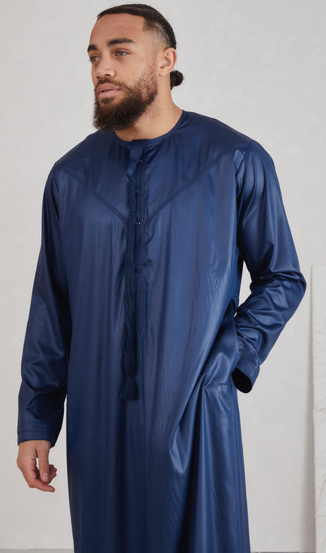 Men's Emirati Thobe - Navy