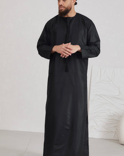 Men's Omani Thobe - Black