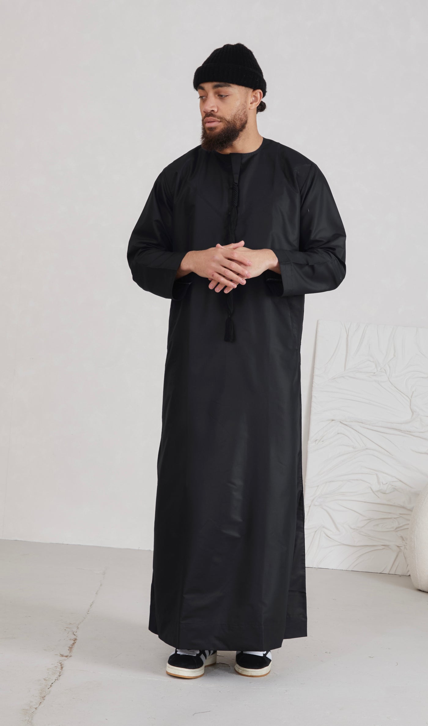 Men's Omani Thobe - Black