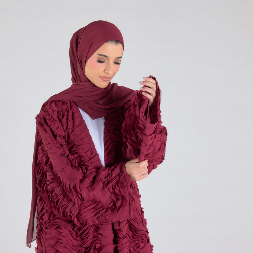 Aveen Abaya - Maroon