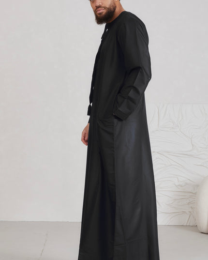 Men's Omani Thobe - Black