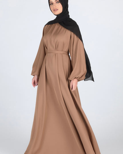 Almond Flare Closed Abaya