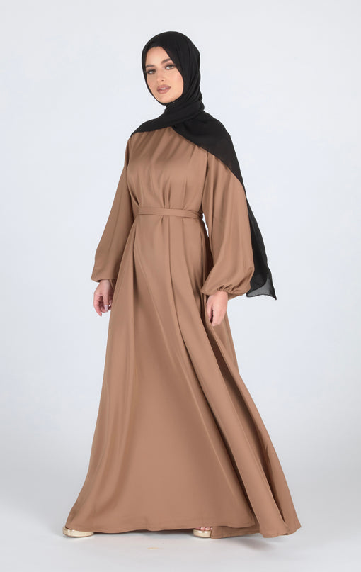 Almond Flare Closed Abaya