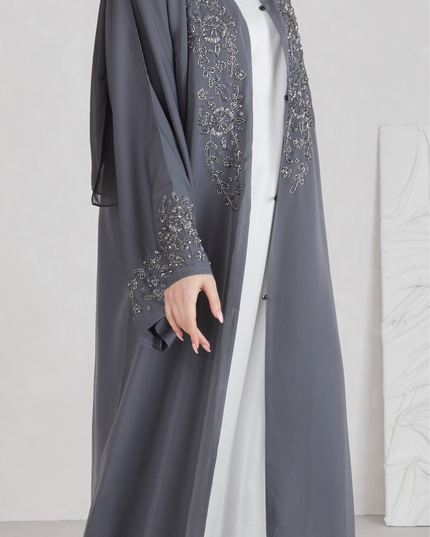 Malak Abaya - Grey