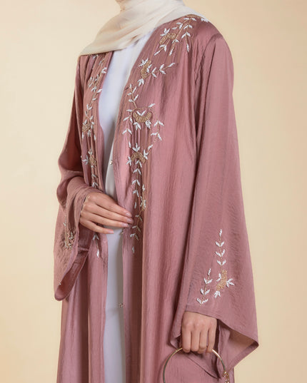 Noor Sequin Abaya - Mauve