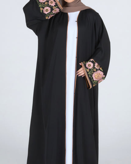 Floral Sleeve Abaya