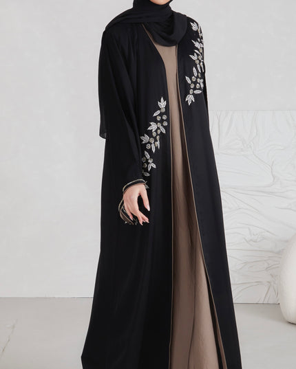 Celine Abaya With Matching Slip
