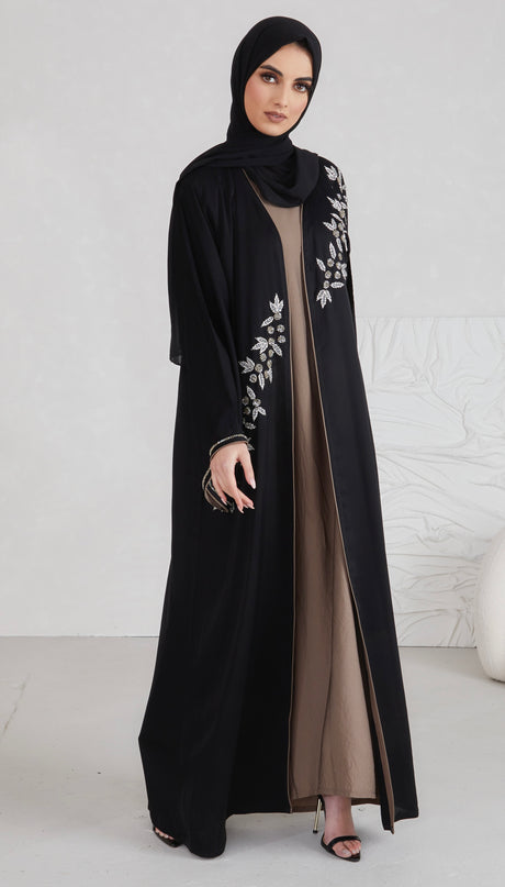 Celine Abaya With Matching Slip