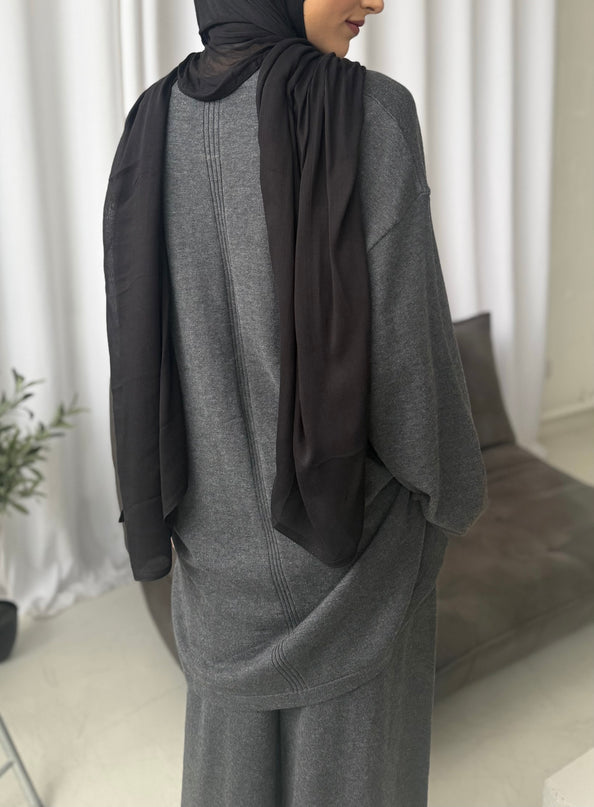 Casual Co-ord Set - Grey