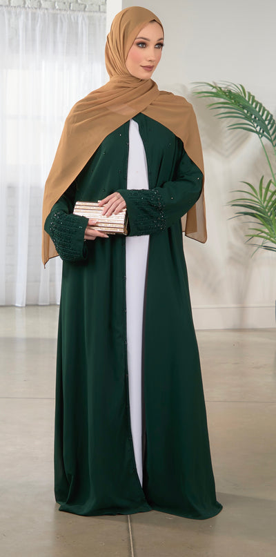 Lilly Abaya - Bottle Green