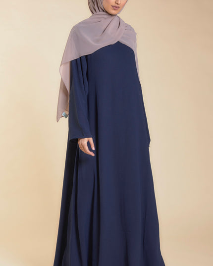 Everyday Abaya With Pockets - Navy