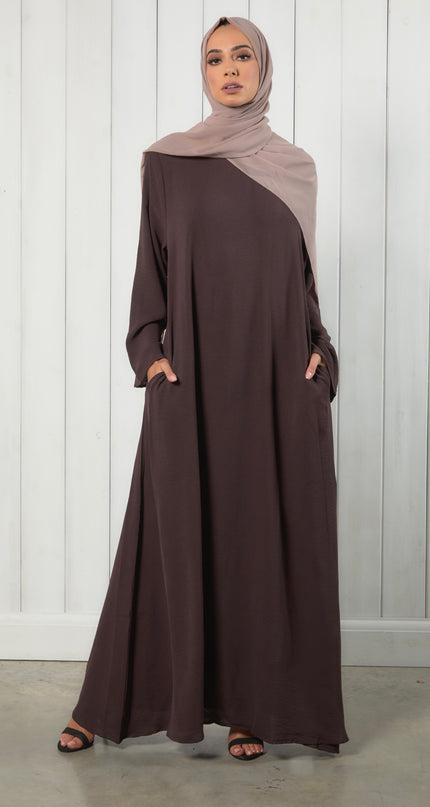 Everyday Abaya With Pockets - Navy