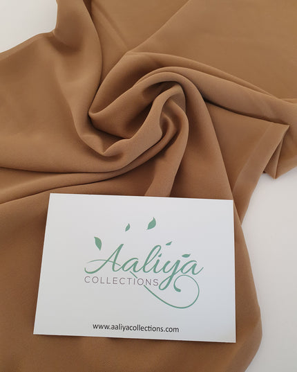 Chiffon Hijab - Camel