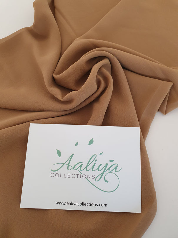 Chiffon Hijab - Camel
