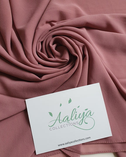 Aaliya Collections Chiffon Hijab - Light Mauve