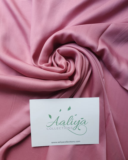 Aaliya Collections Plain Rayon Hijab Dusty Pink