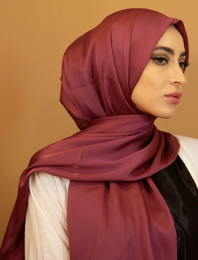 Aaliya Collections Rayon Hijab - Magenta
