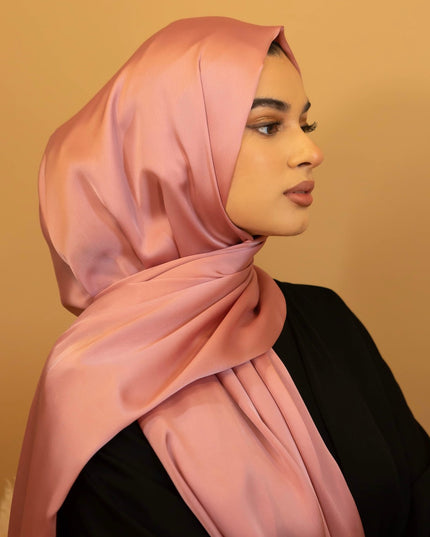 Aaliya Collections Rayon Hijab - Dusty Pink