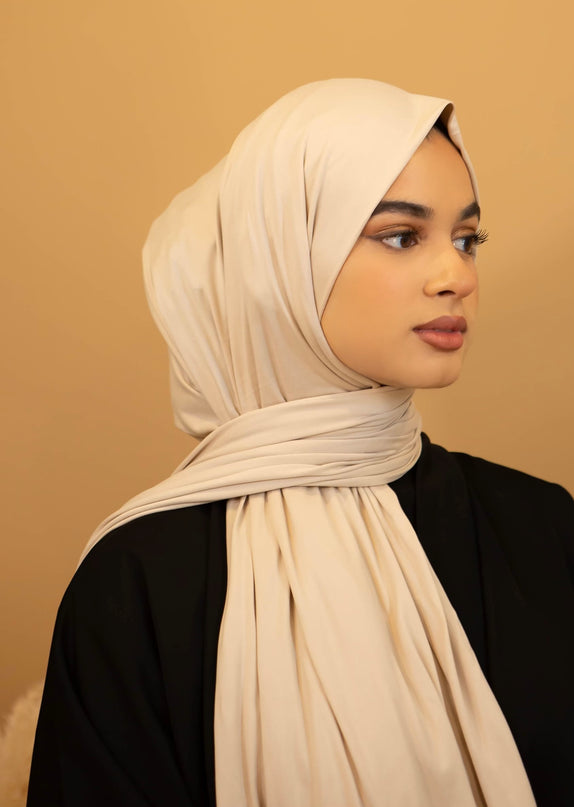 AALIYA COLLECTIONS JERSEY HIJAB IN NUDE