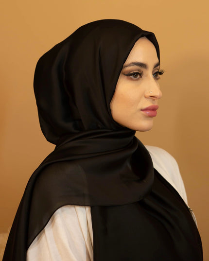 Aaliya Collections Rayon Hijab - Black