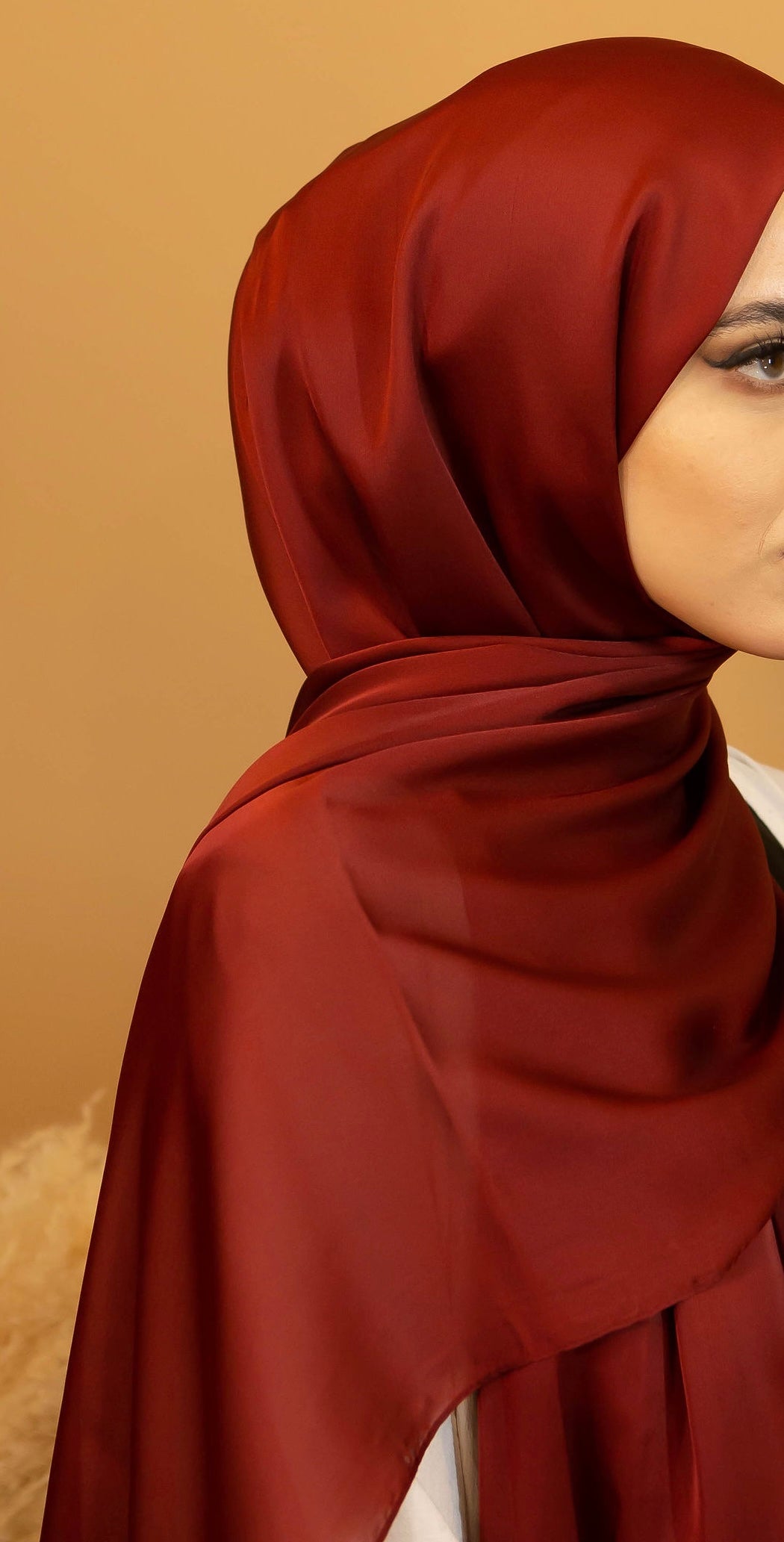 Aaliya Collections Rayon Hijab - Maroon