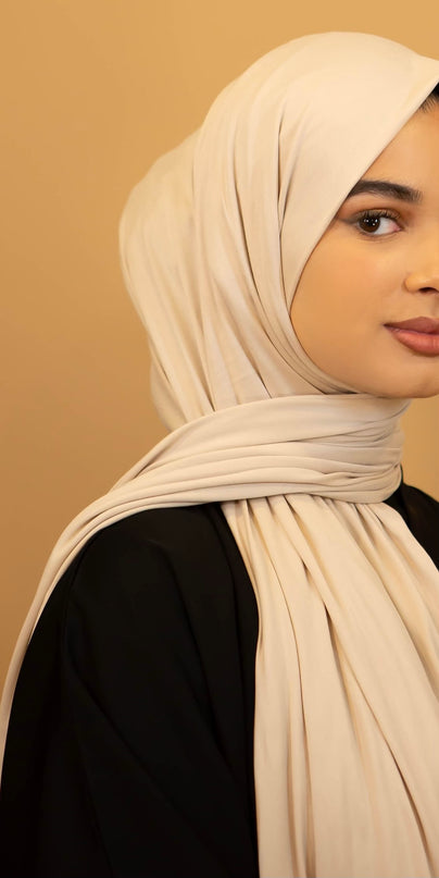 AALIYA COLLECTIONS JERSEY HIJAB IN NUDE