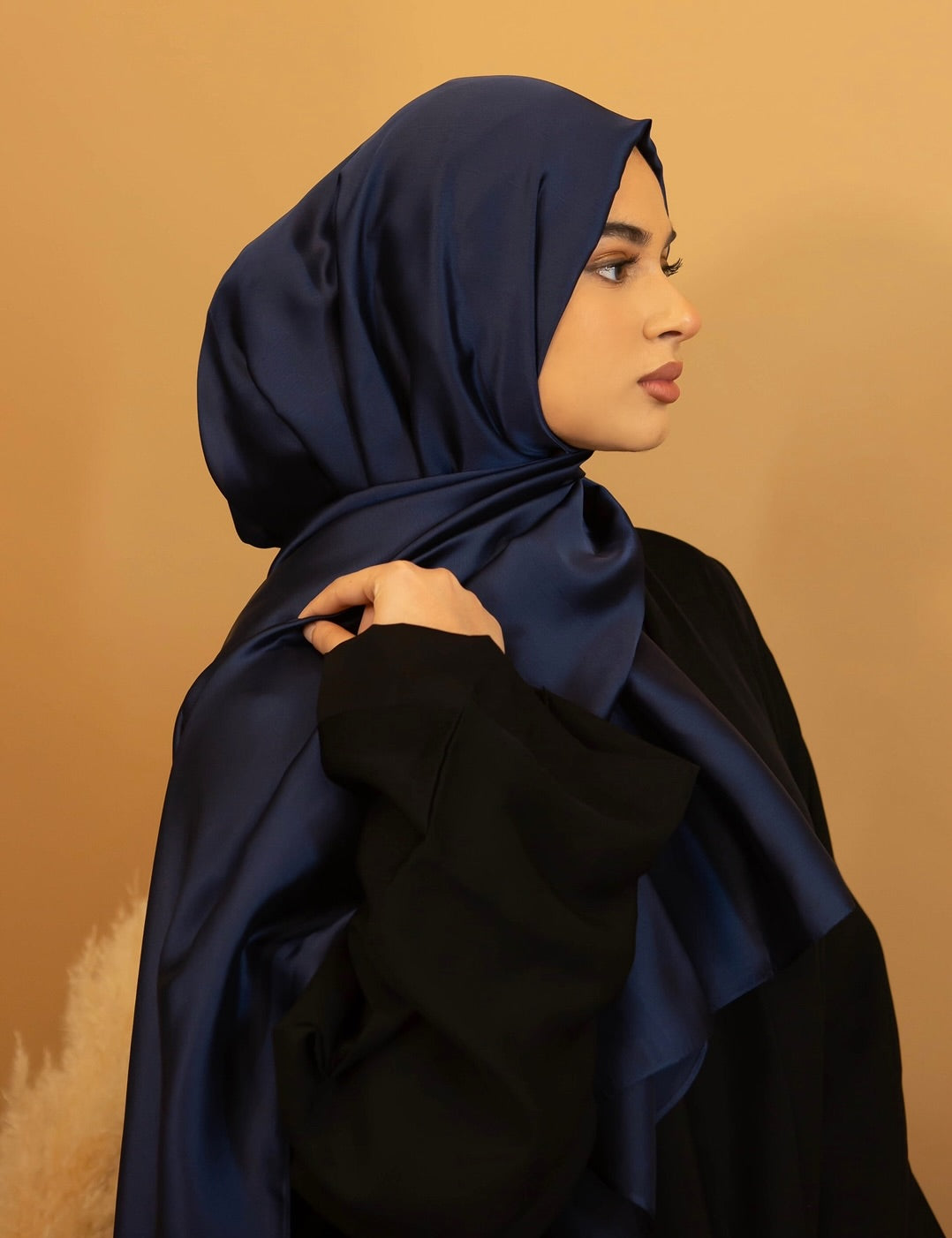Aaliya Collections Rayon Hijab - Navy Blue