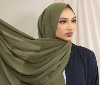 Chiffon Hijab - Khaki