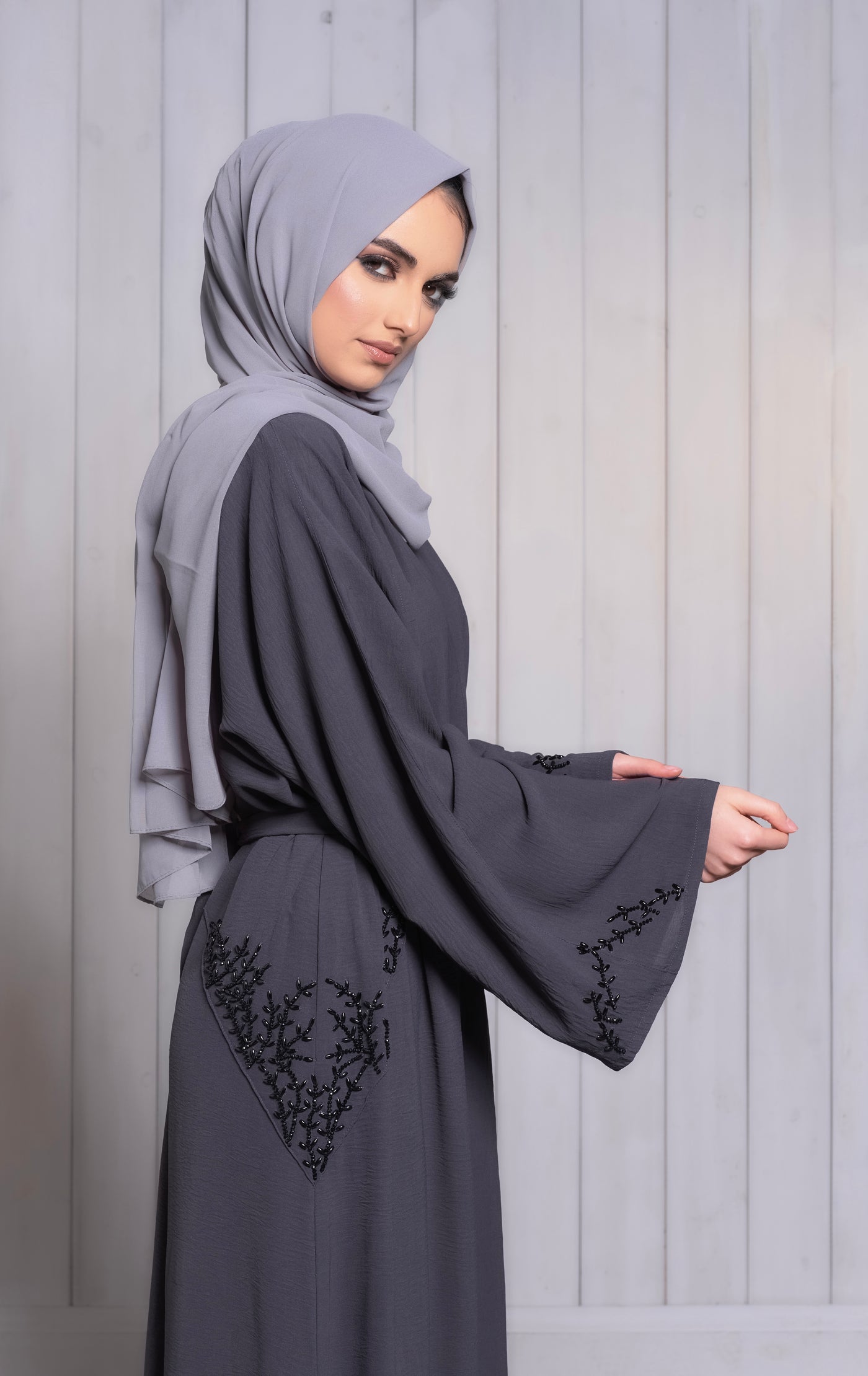 two piece occasion abaya