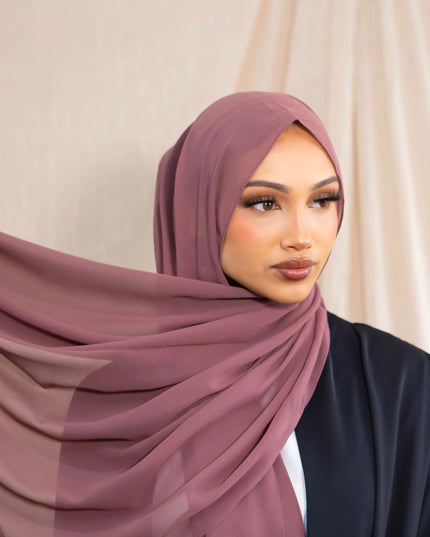 Chiffon Hijab -  Mauve