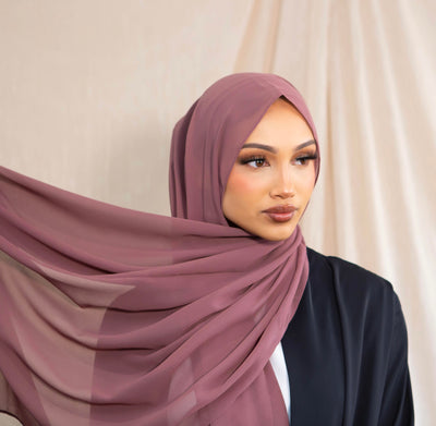 Chiffon Hijab -  Light Mauve