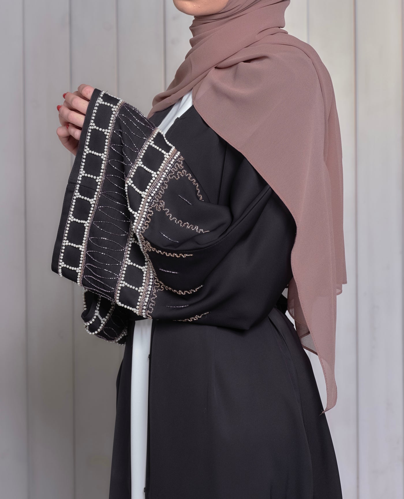 Esme Embellished Sleeve Abaya