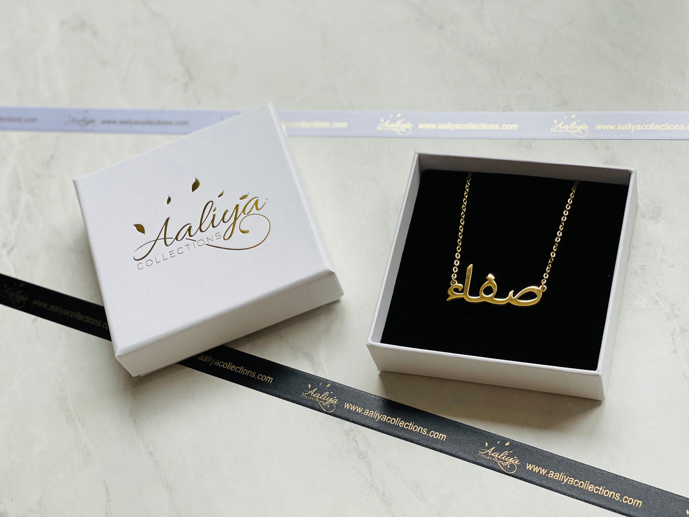 Aaliya Collections Arabic Name Necklace - SAFA | صفاء