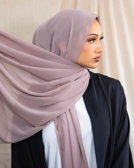 Chiffon Hijab - Nude Pink