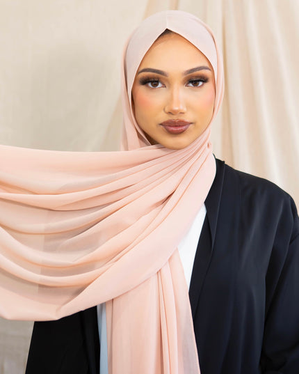 Chiffon Hijab - Nude