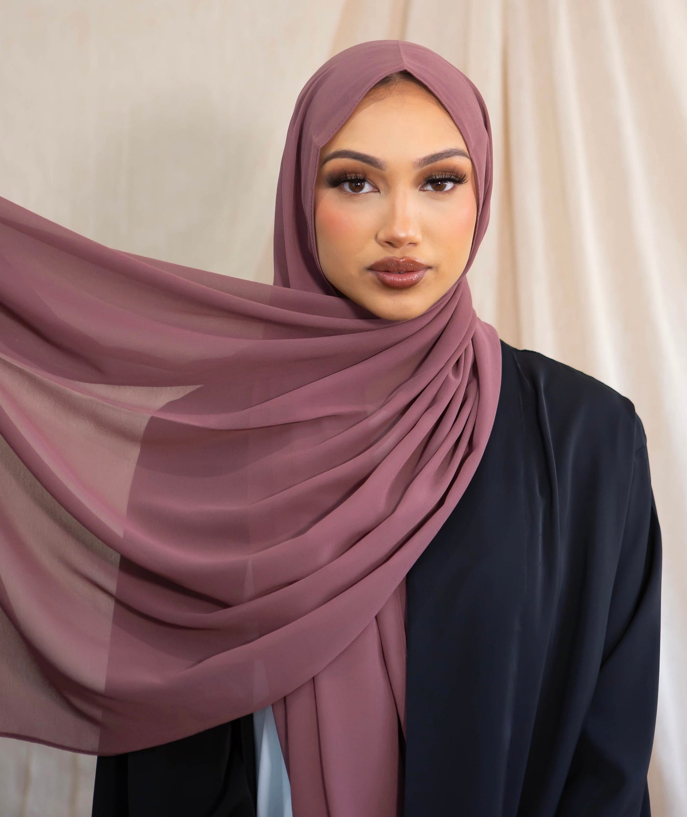 Chiffon Hijab - Mauve