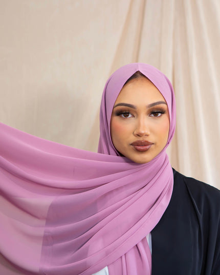 Chiffon Hijab - Blush Pink