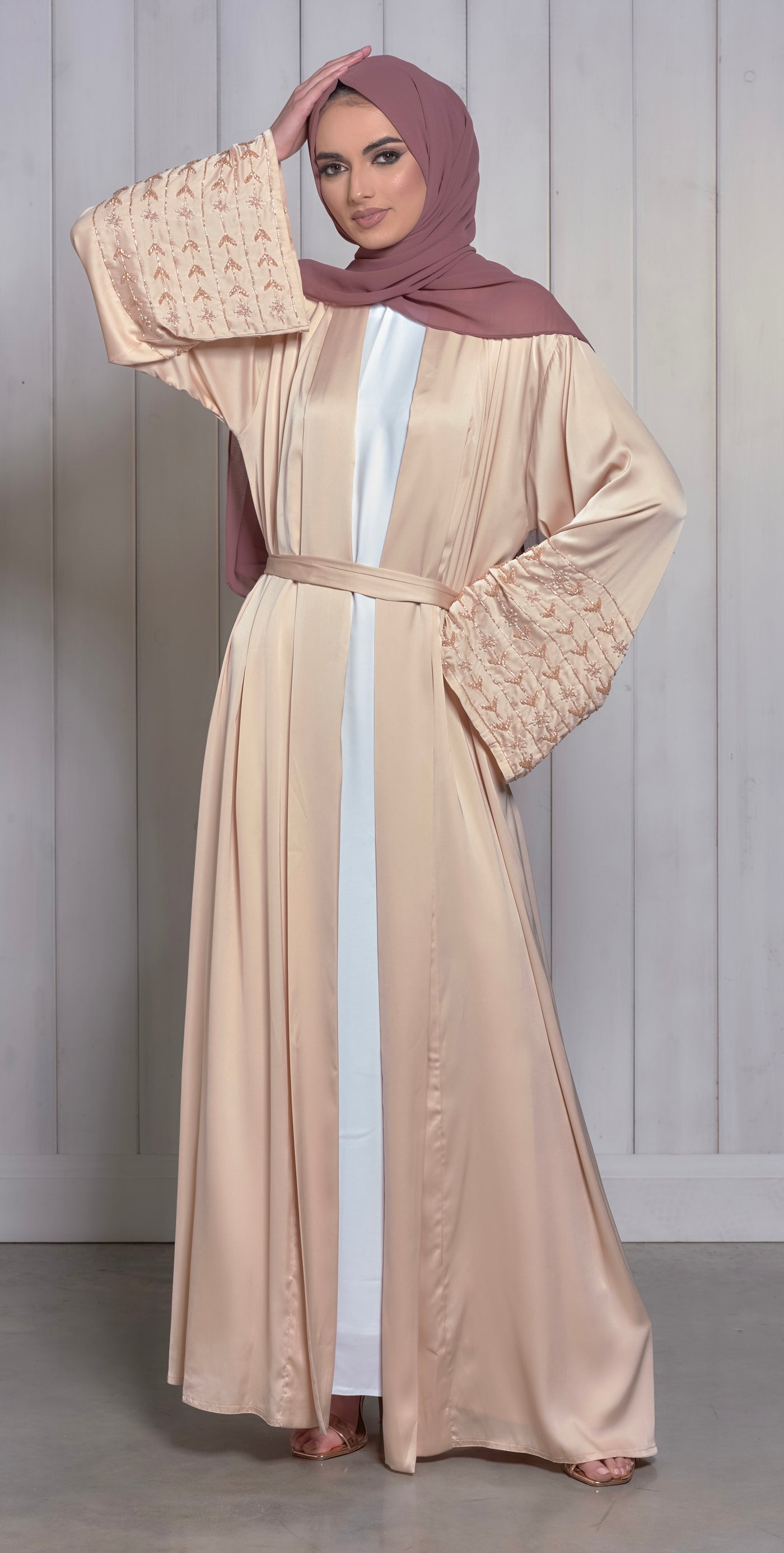 Luna Embellished Sleeve Abaya