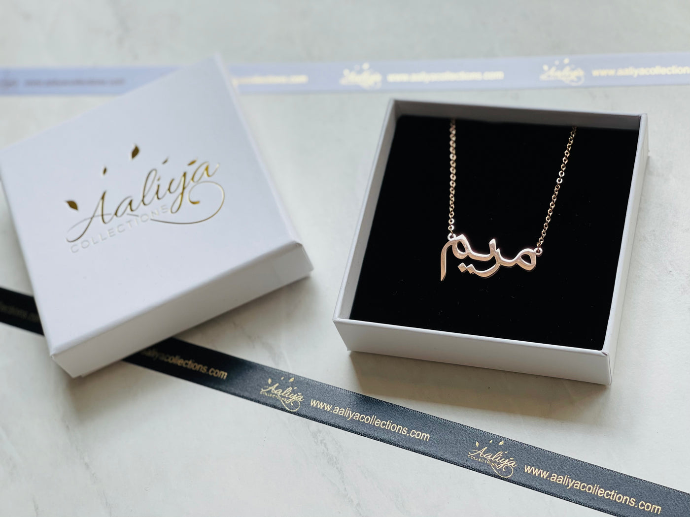 Aaliya Collections Arabic Name Necklace - MARYAM | مریم