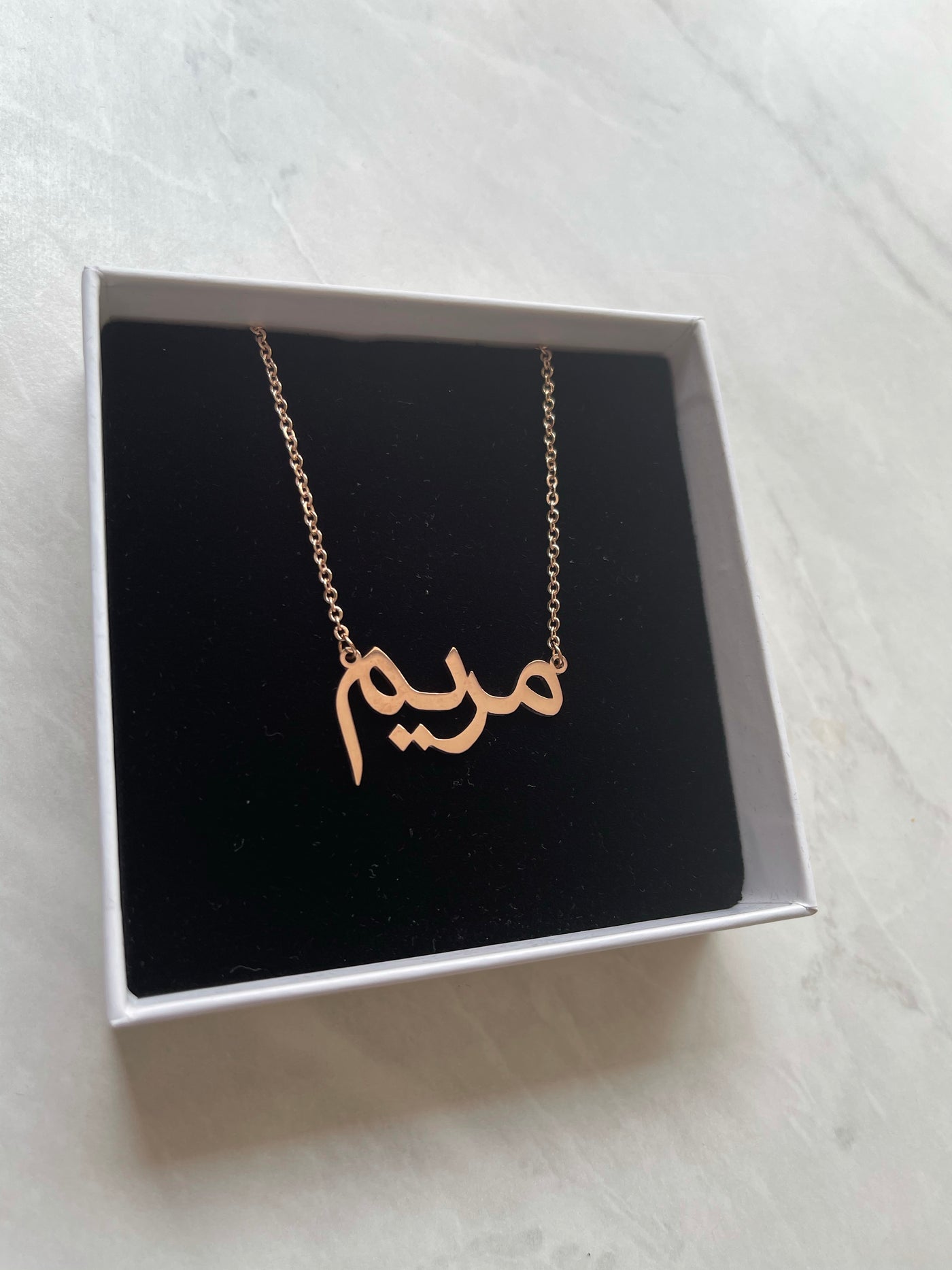 Aaliya Collections Arabic Name Necklace - MARYAM | مریم