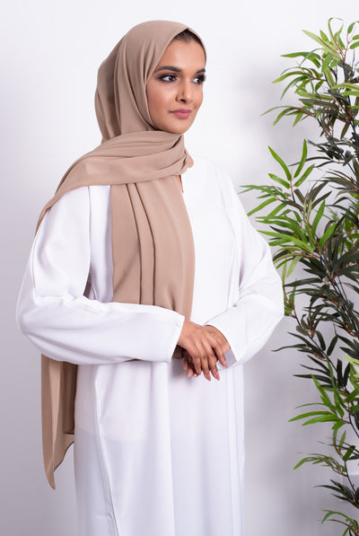 Aaliya Collections White Full Sleeve Slip Dress
